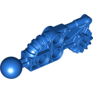 Lego Large Figure Skeletal, Limb, with Ball Joint, and Gear with Axle Hole (Toa Hordika) / Blue