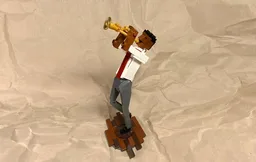 21442 Trumpet Player - Inspired