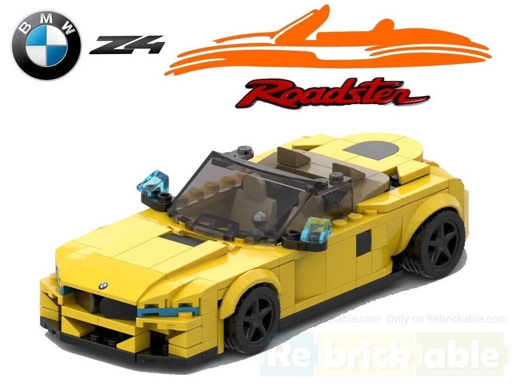 Lego BMW Z4 Roadster - Yellow