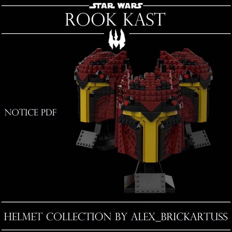 Lego Helmet Rook Kast