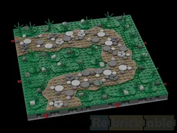 Modular Landscape - Curved Path
