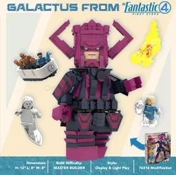 Galactus from Fantastic Four First Steps - Upscaled Minifigure
