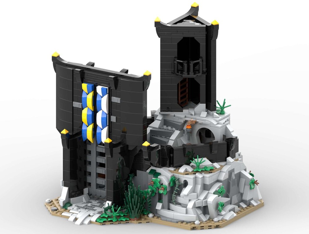 Lego Dragonborn Mountain Lair