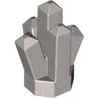 Rock 1 x 1 Crystal 5 Point / Metallic Silver