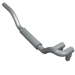 Exhaust Pipe Twin Inlet 11L Right / Pearl Light Gray