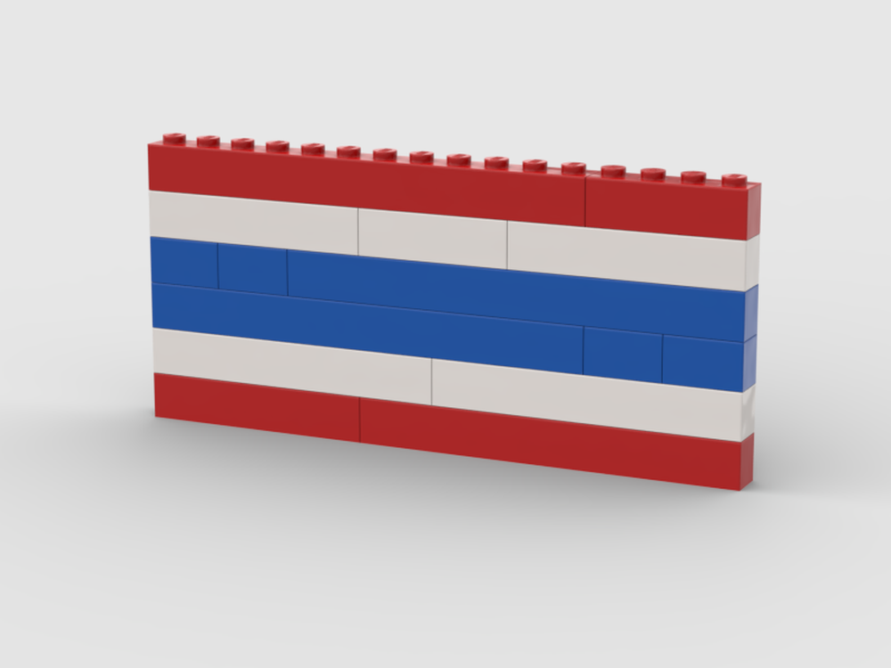 Lego Thailand Flag