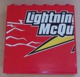 Panel 1 x 6 x 5 with 'Lightning McQu' Pattern (Sticker) - Set 8486