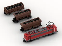 BR150 Coal Wagon (Moc-Pack) (8w)