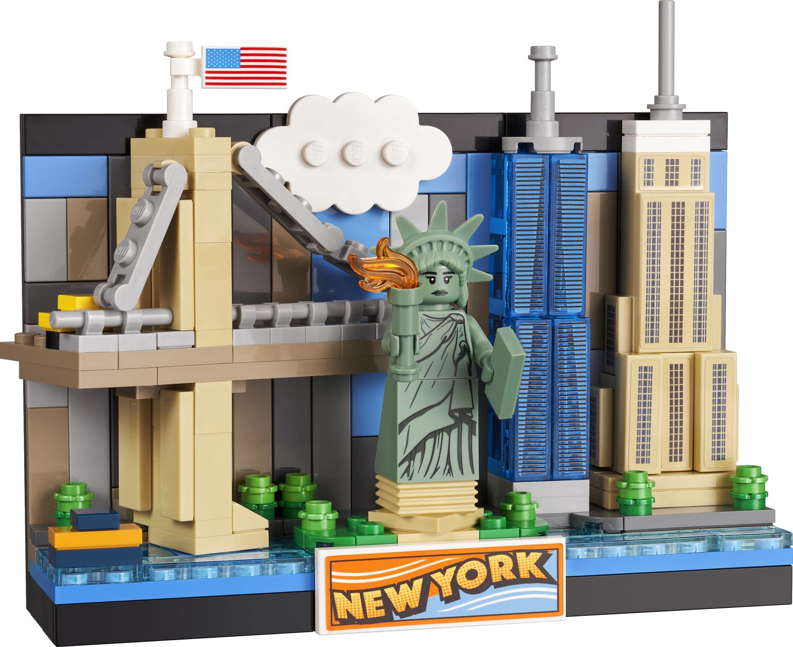 Lego New York Postcard