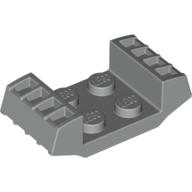 Lego Plate Special 2 x 2 with Grills / Light Gray