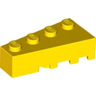 Brick Wedged, Angled 4 x 2 Left / Yellow