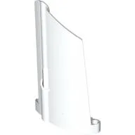 Technic Panel Fairing #20 Large Long, Small Hole, Side A / White