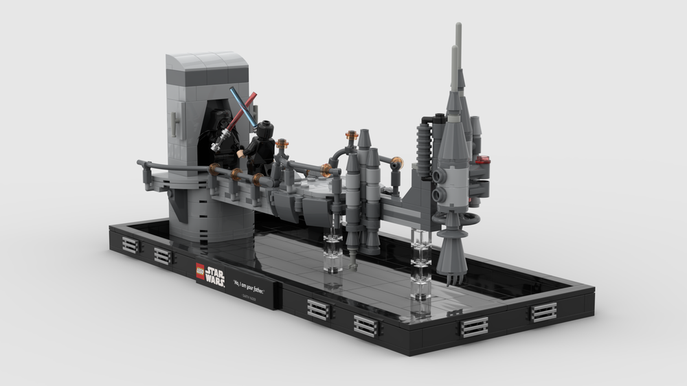Lego STAR WARS - Duel on Bespin (Diorama) // Darth Vader vs. Luke Skywalker