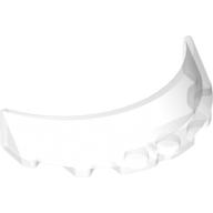 Lego Windscreen 3 x 6 x 1 Curved with 2 Circular Stud Holders in Bottom