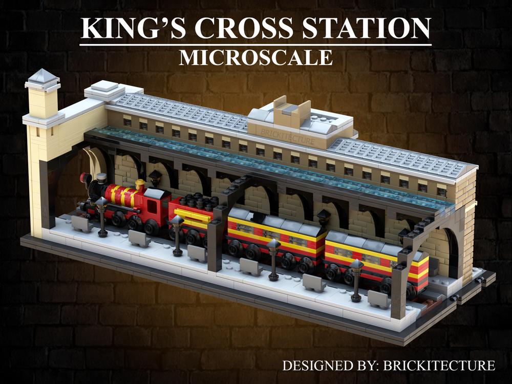 Lego King's Cross Station Microscale
