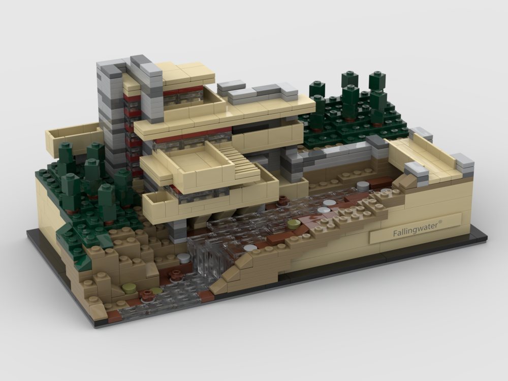 Lego Fallingwater Color Variation