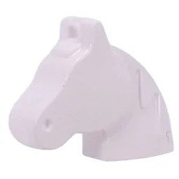 Animal Body Part, Horse Head (Toy Horse) [Plain] / White