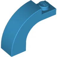 Brick Arch 1 x 3 x 2 Curved Top / Dark Azure
