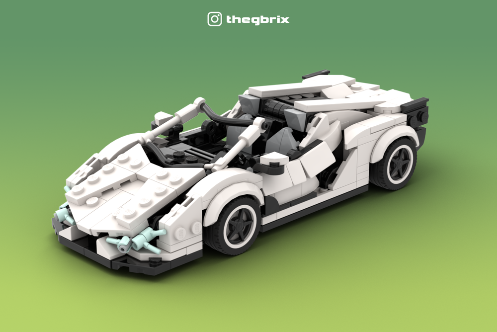 Lego Lamborghini Sian Roadster - White