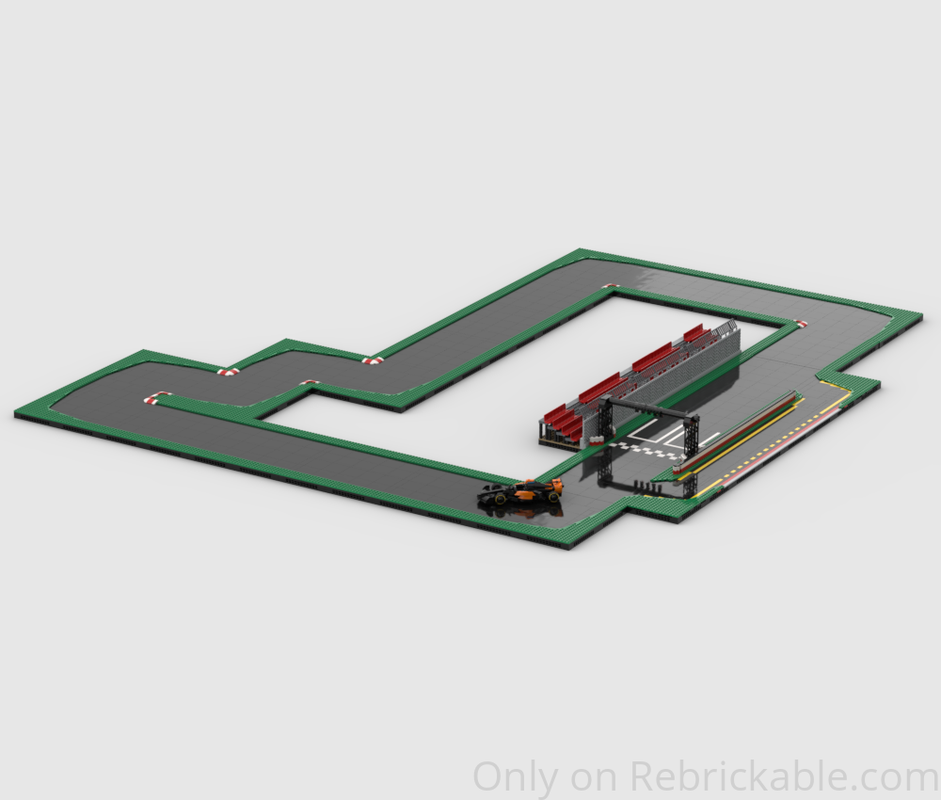 Lego Modular F1 Race Track