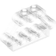Technic Pin Connector Block 1 x 5 x 3 / Trans-Clear