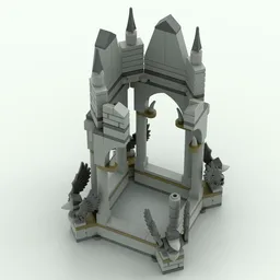 HP Clock Tower Fountain