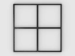 4-panel Art border
