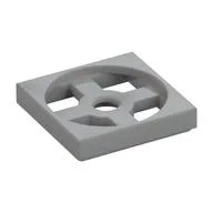 Turntable 2 x 2 Plate, Base / Light Bluish Gray