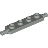Plate Special 1 x 4 with Wheels Holder / Light Gray