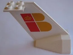 Tail Wedge with Iberia Logo Pattern on Both Sides (Stickers) - Set 4032-4