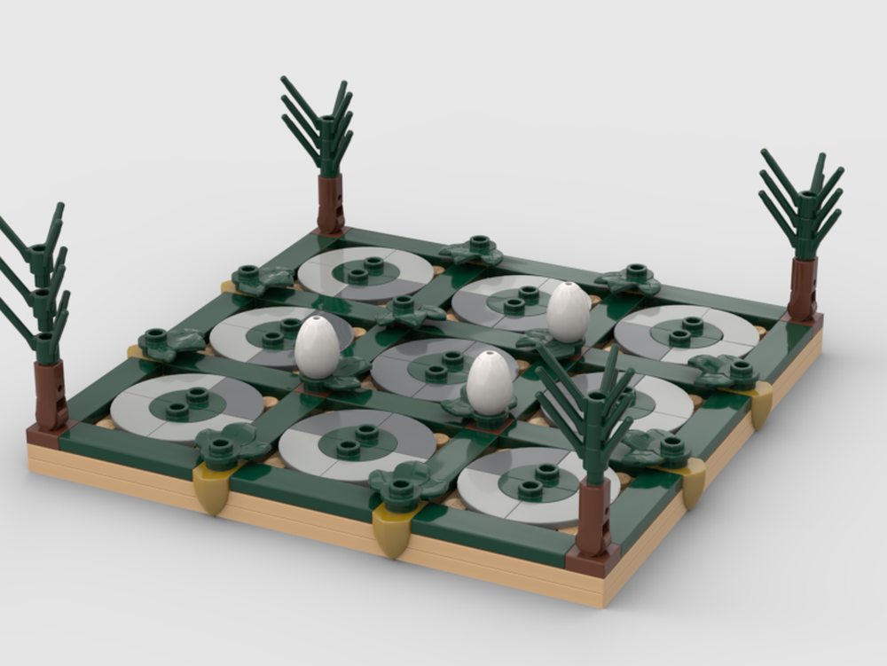 Lego Jurrasic Tic-Tac-Toe
