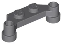 Plate Special 1 x 4 Offset with Bar Holes