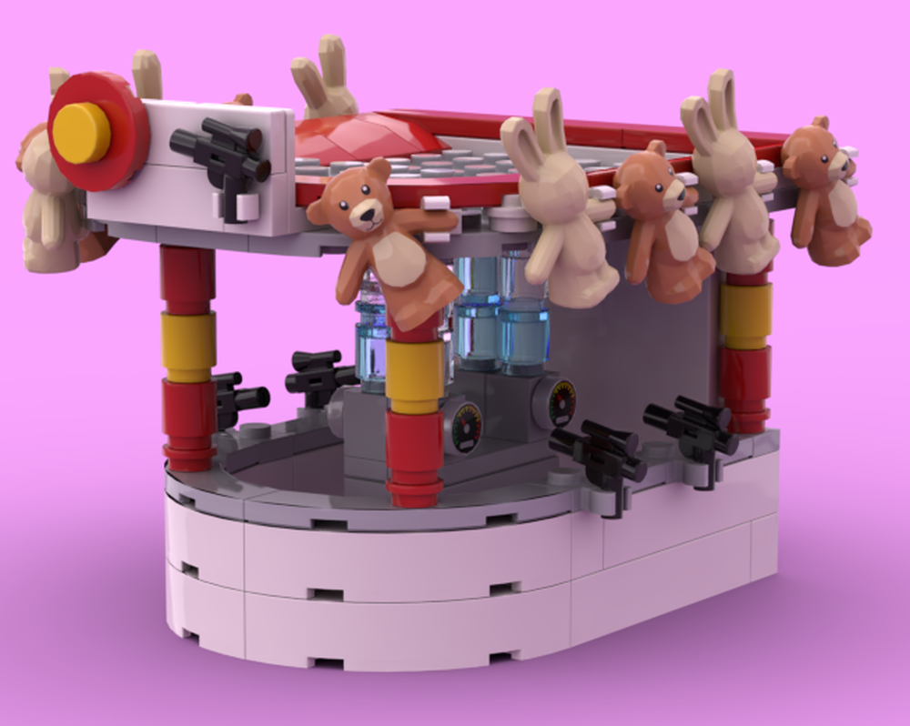 Lego Water jet shooting, Amusement park game