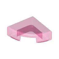 Tile Round 1 x 1 Quarter / Trans-Dark Pink