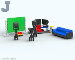 Video Blogger Studio Furniture