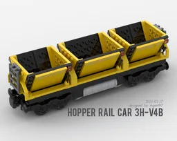 Hopper Rail Car 3H-V4B