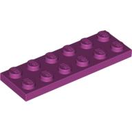 Lego Plate 2 x 6 / Magenta
