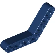 Technic Beam 1 x 7 Bent (4 - 4) Thick / Dark Blue