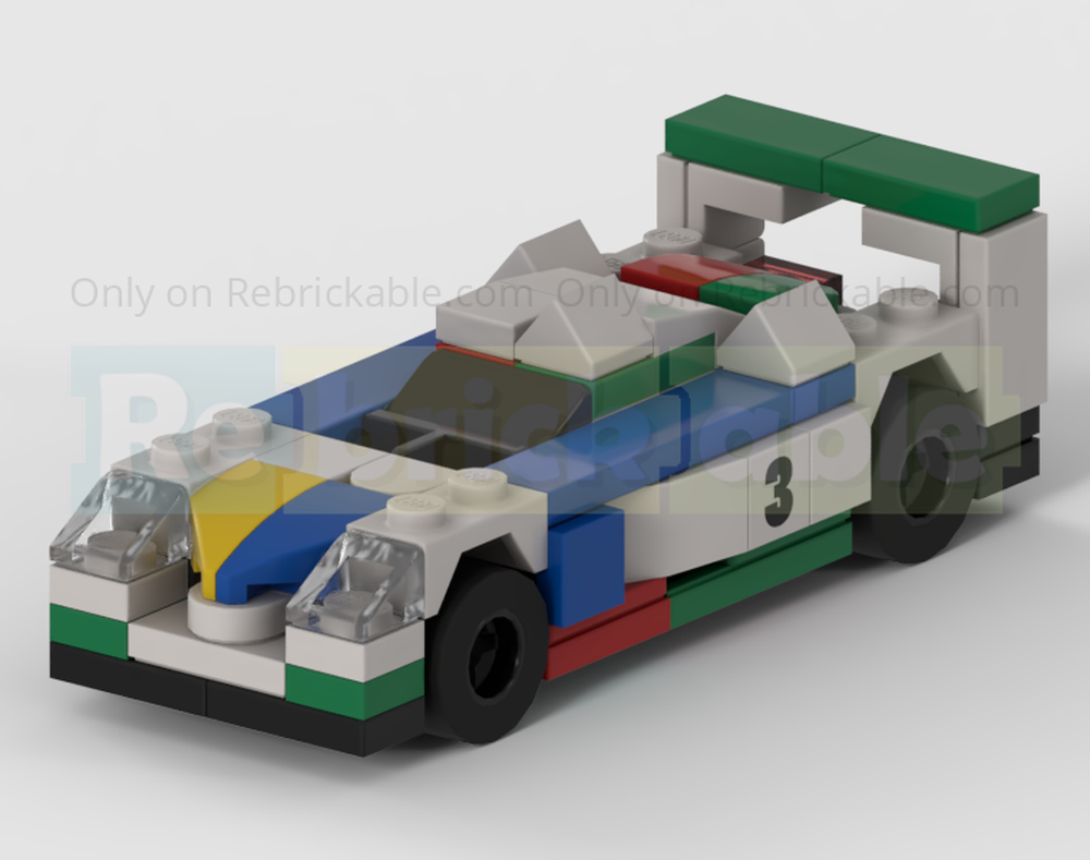 Lego Champion Racing Audi R8 LMP1 Racing Car - Half Speed Champions Scale