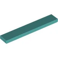 Tile 1 x 6 with Groove / Light Turquoise