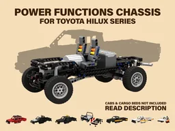 POWER FUNCTIONS RC 4x4 CHASSIS for Toyota Hilux