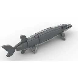 Lego Sturgeon Fish