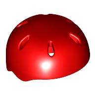 Lego Helmet, Sports, with Vent Holes [Plain] / Red