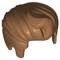 Lego Hair Swept Back with Forelock / Medium Nougat