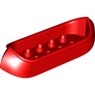 Lego Duplo Boat / Canoe 2 x 8 / Red