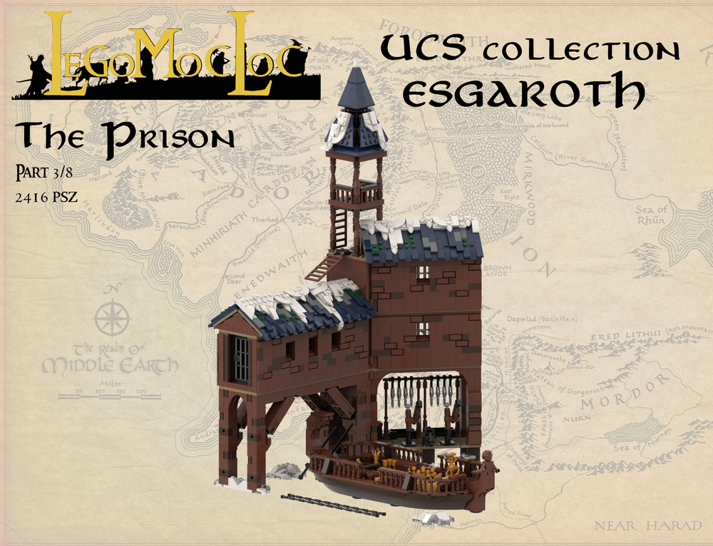 Lego UCS Esgaroth - part 3/8 - The Prison