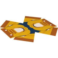 Tent with Orange and Yellow Print / [No Color/Any Color]