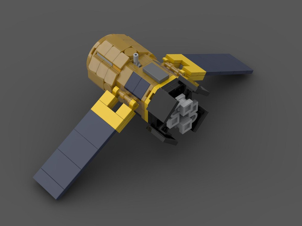 Lego JAXA HTV-X [1:110 Saturn V scale] cargo spacecraft