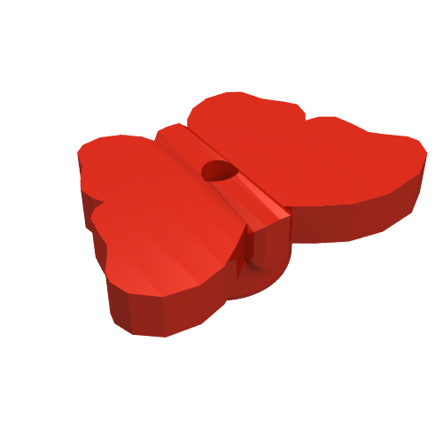 Lego Insect, Outdoor Accessory Kit, Butterfly with Stud Holder / Red