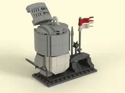 Brick-built Warrior: Templar Knight